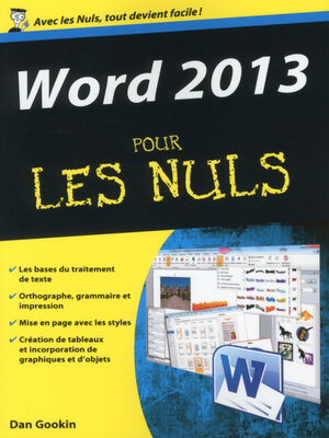 cover image of Word 2013 Pour les Nuls